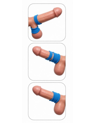 Ballstretcher Twin Flex 25 mm - Hauteur 3 cm Bleu - Ballstretcher - 10
