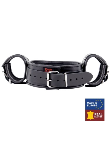 Menottes de retenue Cou / Mains en cuir