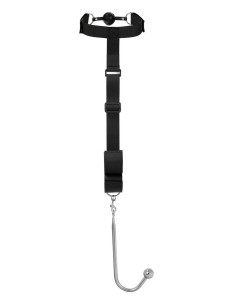 Bâillon avec Crochet Lhookos Noir