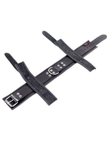 Menottes de retenue Cou / Mains en cuir