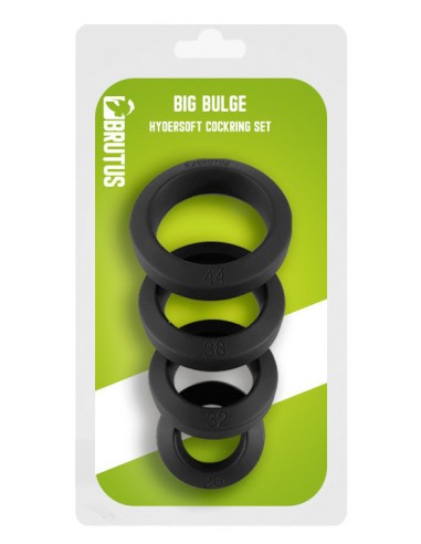 Lot de 4 Cockrings Big Bulge 26-44mm