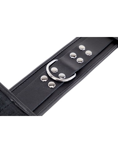 Menottes de retenue Cou / Mains en cuir