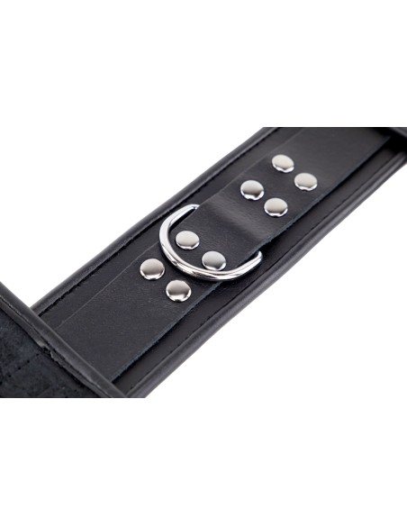 Menottes de retenue Cou / Mains en cuir