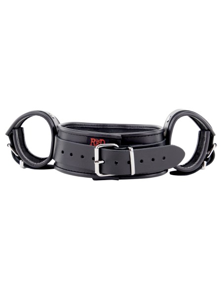 Menottes de retenue Cou / Mains en cuir