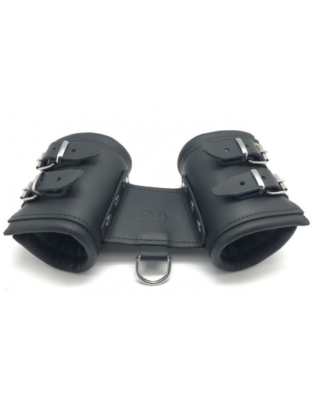 Double menotte de maintient en cuir