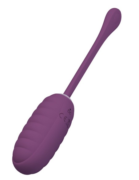 Oeuf Vibrant Sans Fil Connecté Casper 8 x 3.5cm Violet - Point G - 3