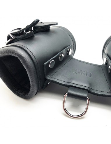 Double menotte de maintient en cuir