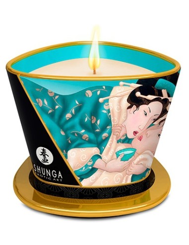 Bougie de massage Shunga ISLAND BLOSSOMS Fleurs des Iles