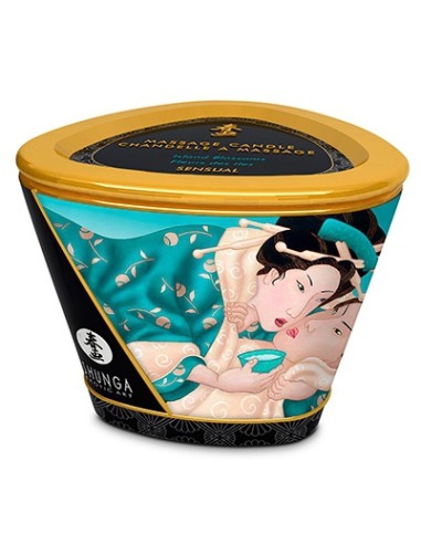 Bougie de massage Shunga ISLAND BLOSSOMS Fleurs des Iles
