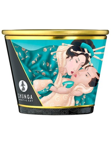 Bougie de massage Shunga ISLAND BLOSSOMS Fleurs des Iles