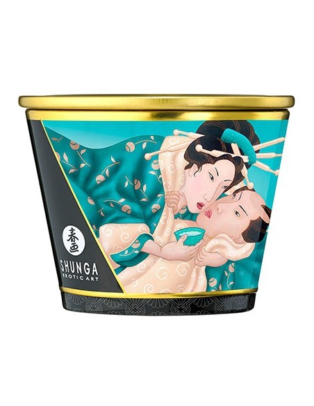 Bougie de massage Shunga ISLAND BLOSSOMS Fleurs des Iles