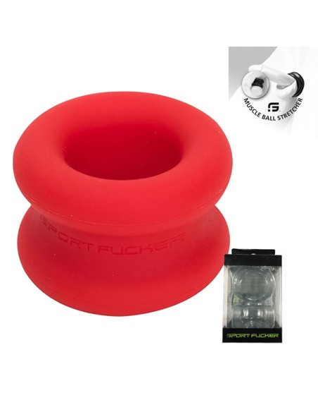 Ballstretcher Silicone Muscle Ball 30 mm Rouge