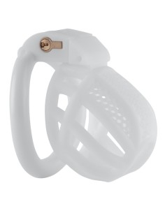 Cage de chasteté Netia Blanche S 6 x 3.1cm