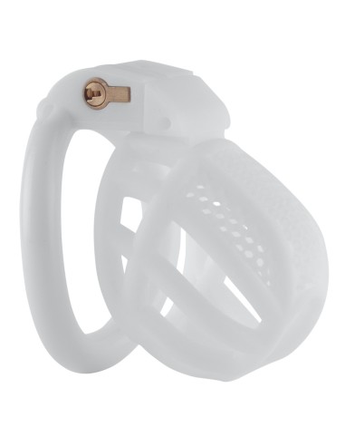 Cage de chasteté Netia Blanche S 6 x 3.1cm