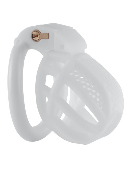 Cage de chasteté Netia Blanche S 6 x 3.1cm