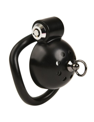 Cage avec laisse Round Leash 4 x 3.5 cm Noire