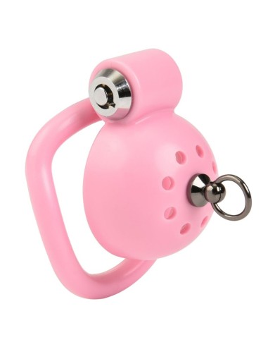 Cage avec laisse Round Leash 4 x 3.5 cm Rose