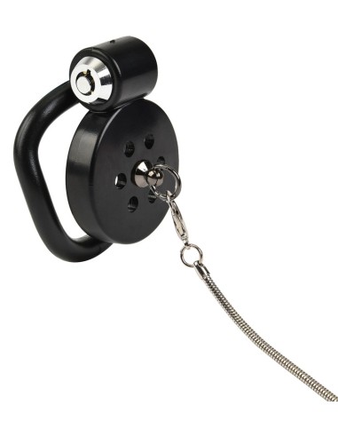 Cage avec laisse Leashidy 2.5 x 3.8 cm Noire