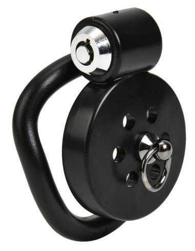 Cage avec laisse Leashidy 2.5 x 3.8 cm Noire