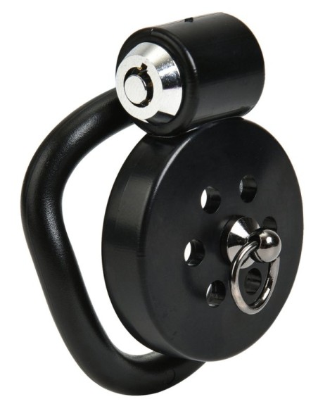 Cage avec laisse Leashidy 2.5 x 3.8 cm Noire