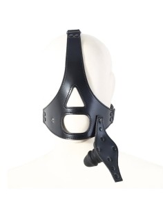 Harnais et Bâillon-gode Harndick Noir
