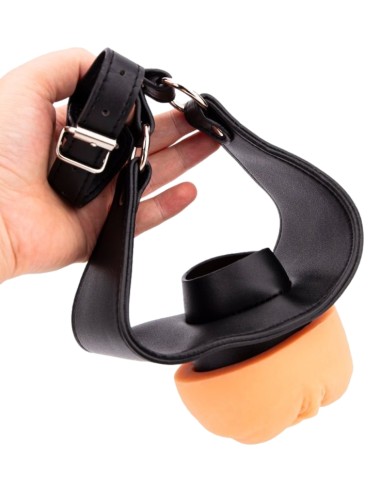 Bâillon avec Masturbateur entrée pussy Pushity 30mm