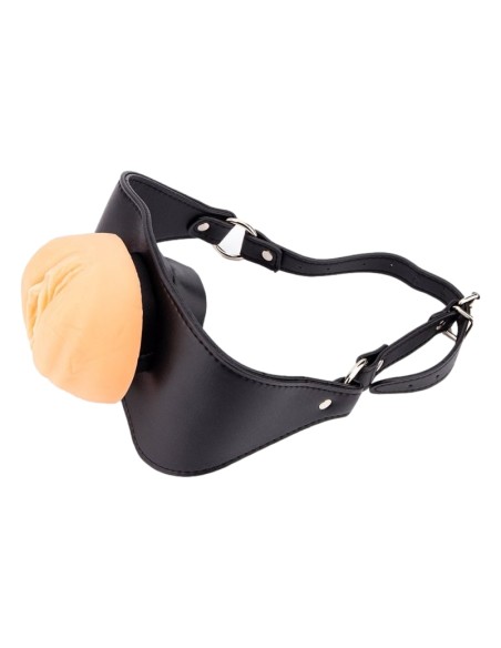 Bâillon avec Masturbateur entrée pussy Pushity 30mm