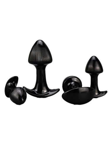 Lot de 4 Plugs Mushrass Noirs - Plugs Débutant & Kits - 2