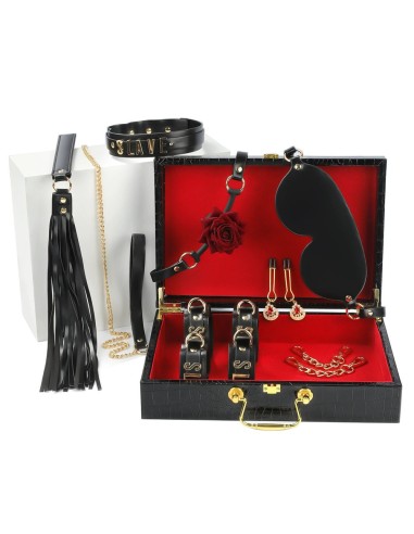 Coffret Bdsm avec Mallette 7 Pièces Blackbox