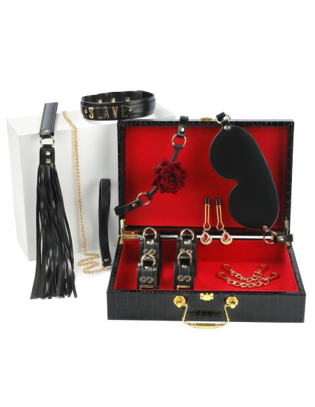 Coffret Bdsm avec Mallette 7 Pièces Blackbox