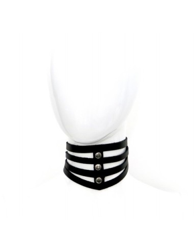 Collier en cuir Xena Pointe