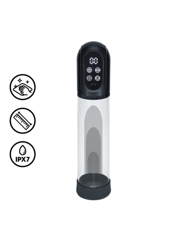 Pompe à pénis Engage 20 x 6 cm Noire