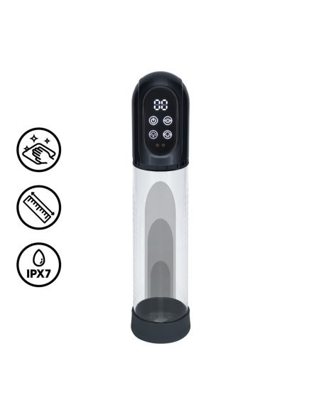 Pompe à pénis Engage 20 x 6 cm Noire