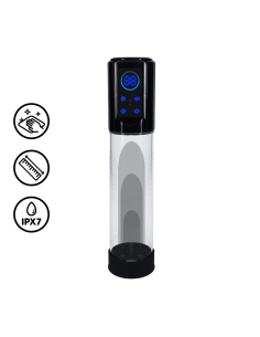 Pompe à pénis Megalift 20 x 6 cm Noire