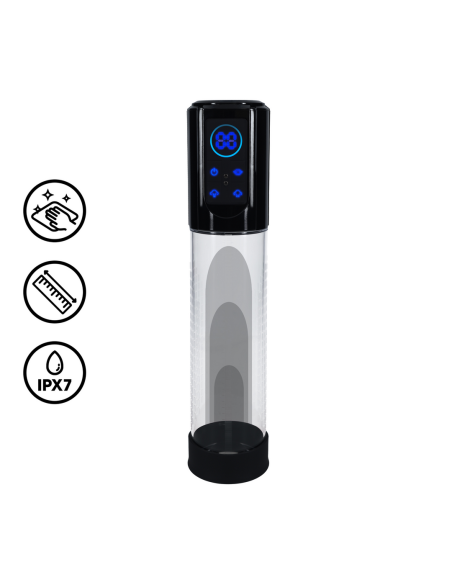 Pompe à pénis Megalift 20 x 6 cm Noire