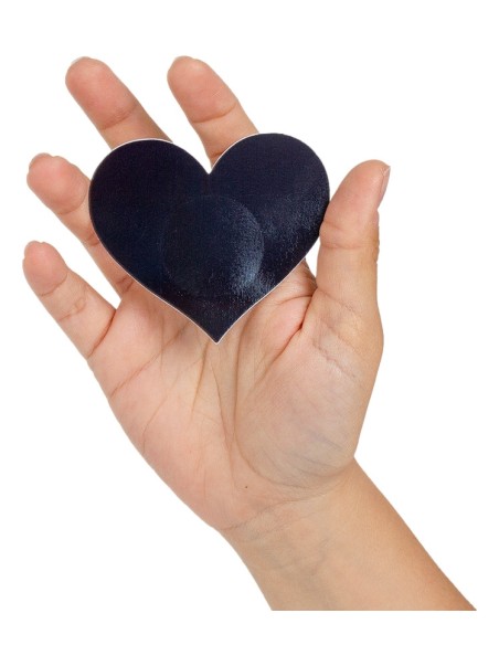 Cache-Tétons Wow boobs heart Bicolores