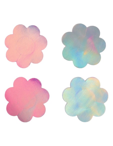 Cache-tétons Wow boobs flower