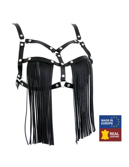 Soutien-Gorge en cuir avec franges Soutien-Gorge en cuir avec franges