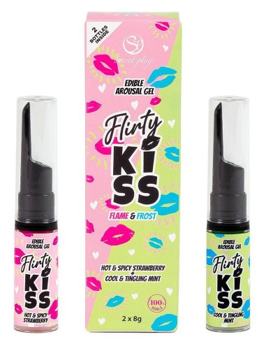 Gels de Fellation Flirty Kiss Fraise/Menthe 16ml