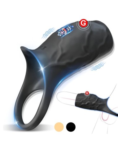 Manchon vibrant Extivibe 9 x 4.5 cm Noir