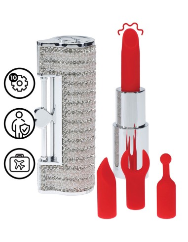 Mini Vibro + 4 embouts Angel Argent