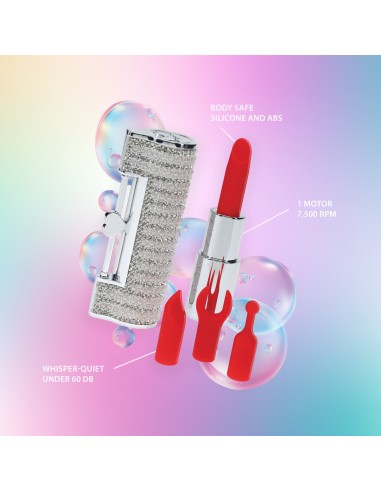 Mini Vibro + 4 embouts Angel Argent