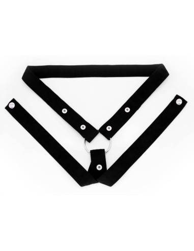 Support Élastique pour Cage Noir