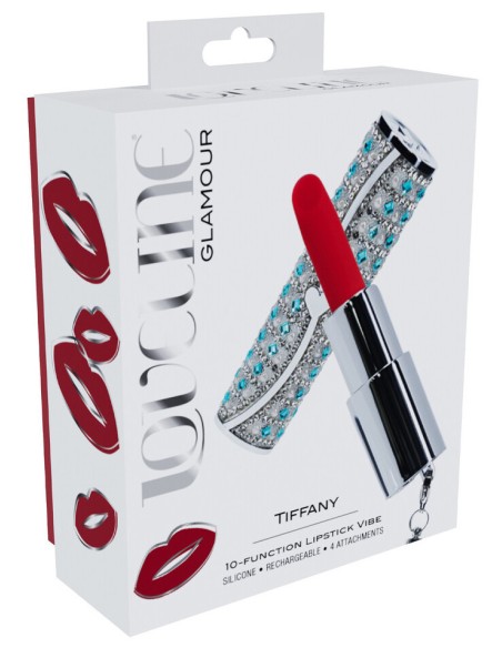 Mini Vibro + 4 embouts Tiffany Bleu