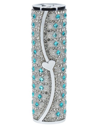 Mini Vibro + 4 embouts Tiffany Bleu