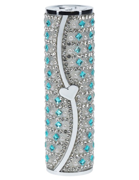 Mini Vibro + 4 embouts Tiffany Bleu