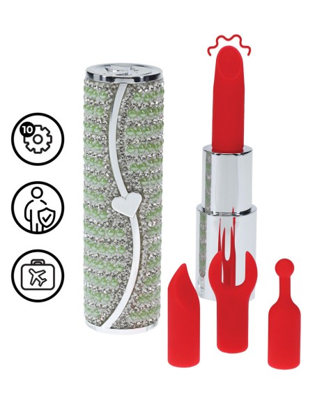 Mini Vibro + 4 embouts Candy Vert
