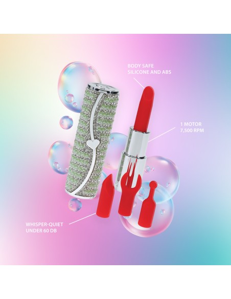 Mini Vibro + 4 embouts Candy Vert - Mini Vibros - 6