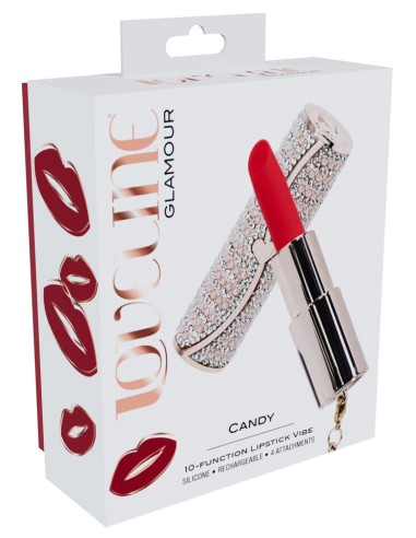 Mini Vibro + 4 embouts Candy Rose - Mini Vibros - 2