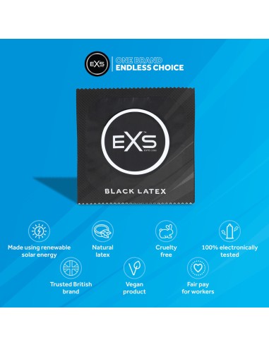 Préservatifs noirs Black Latex 54 mm x48 - PRESERVATIF COULEUR - 4